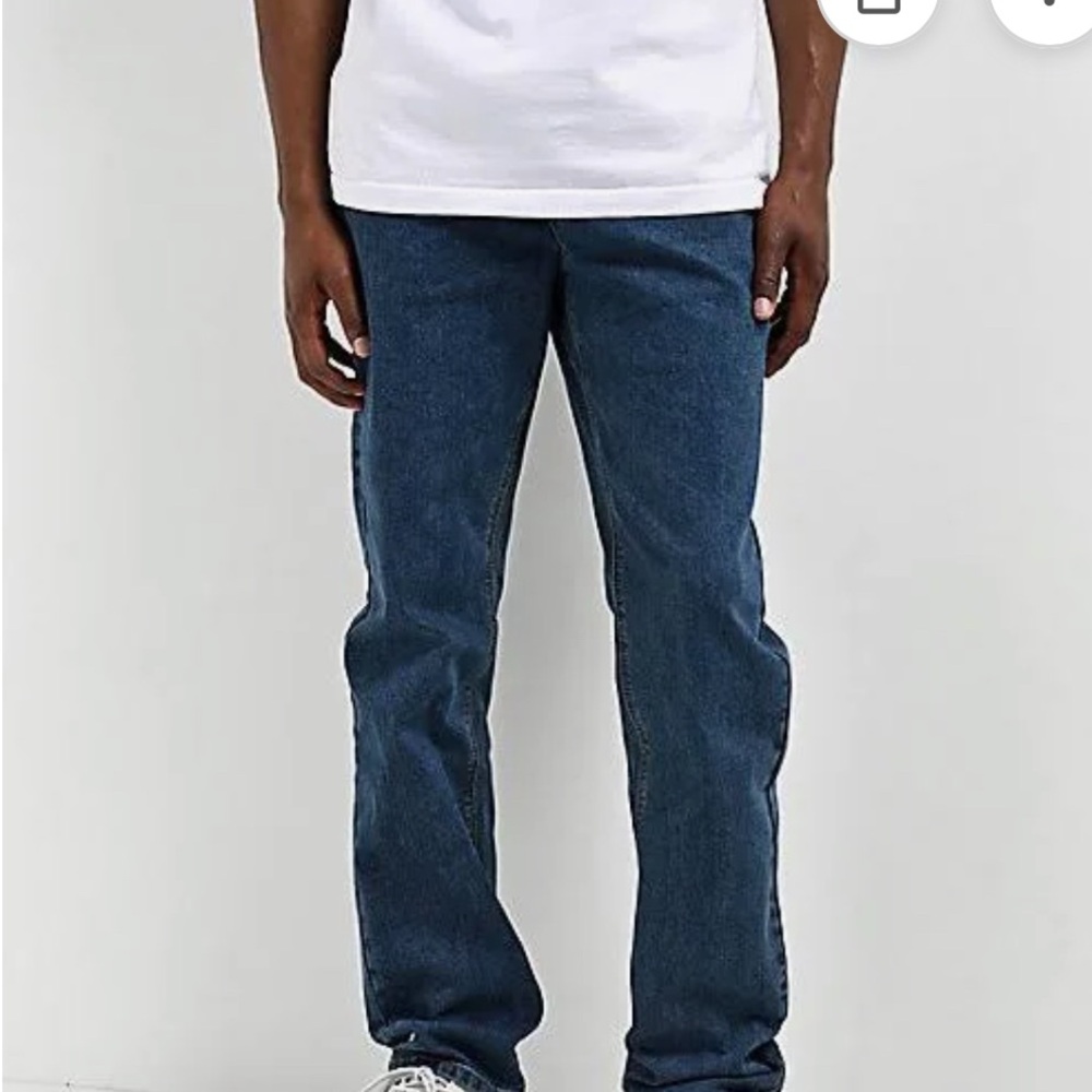 NWT Free World Skinny Fit Men's Jeans Size 36 Casual New‎ with Tags Blue FW